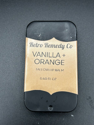Vanilla & Orange Tallow Lip Balm