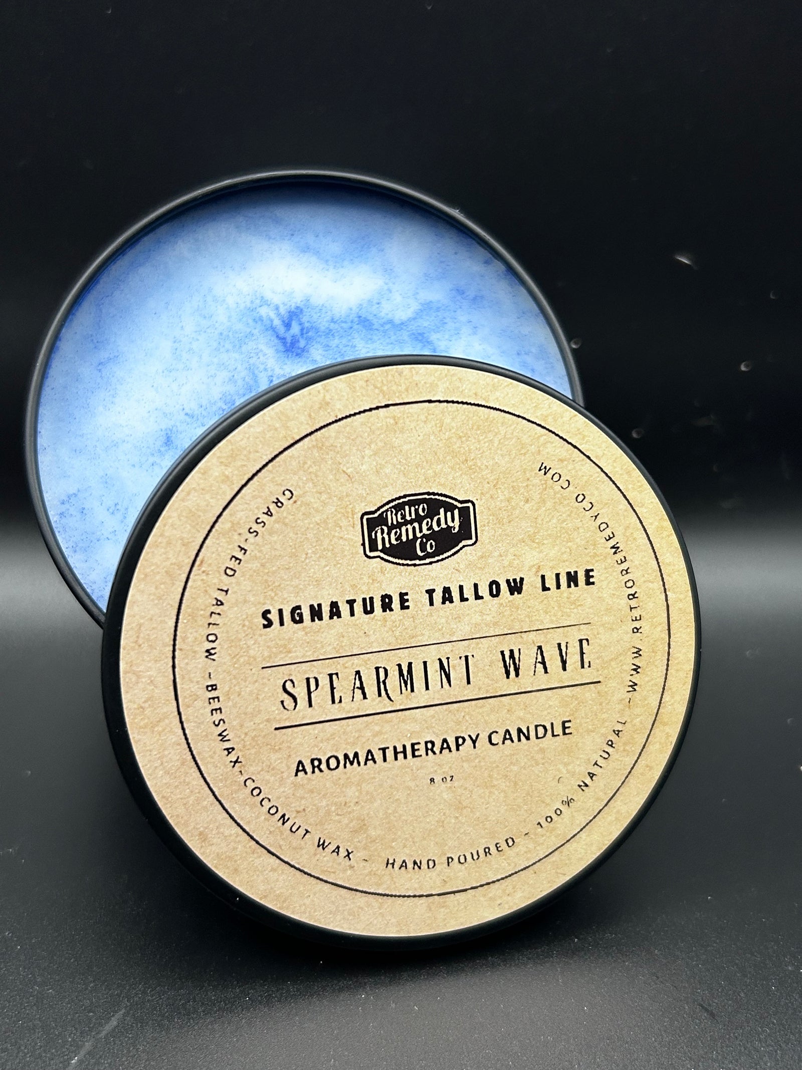 Spearmint Wave Candle