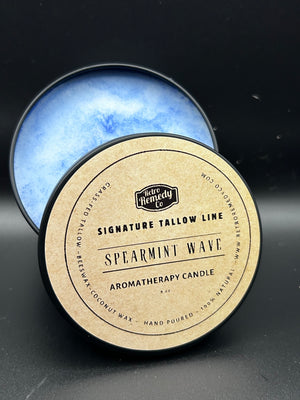 Spearmint Wave Candle